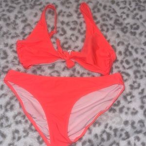 old navy hot pink swimsuit M